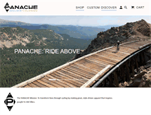 Tablet Screenshot of panachecyclewear.com